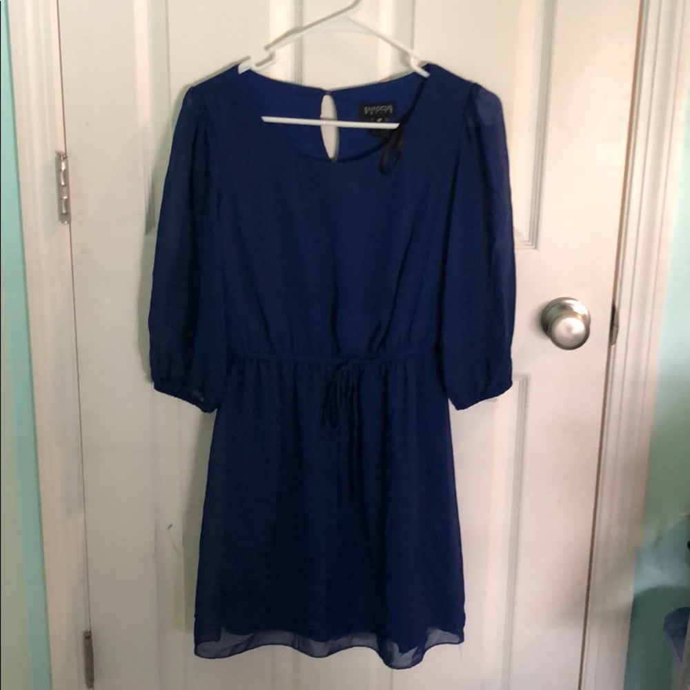 Blue dress